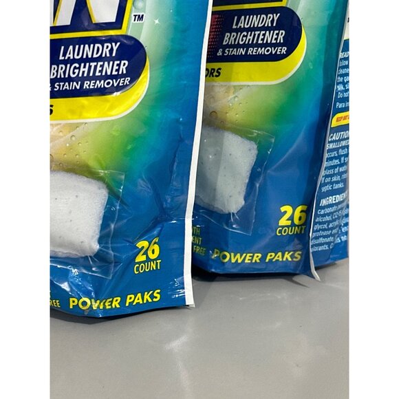 OxiClean 26 Count Color Boost Laundry Brightener & Stain Remover Power Paks- 2PK - Picture 2 of 4